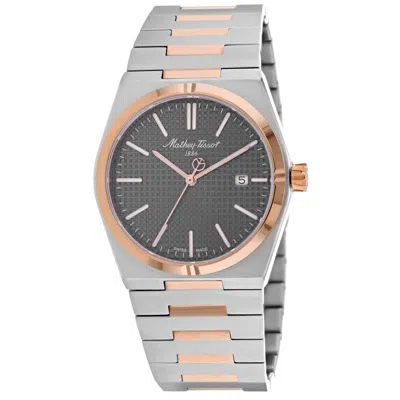 Mathey-tissot Men's Zoltan Brown Dial Watch In Metallic