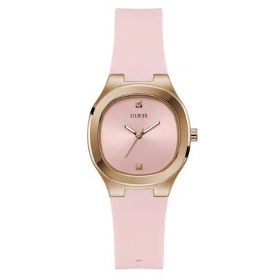 Guess Women's Eve Pink Dial Watch In Pink