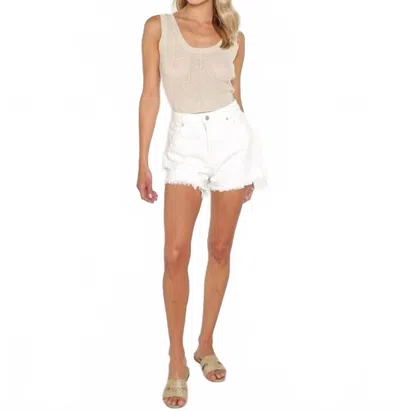 Rolla's Dusters Raw Hem Short In Layla White In White