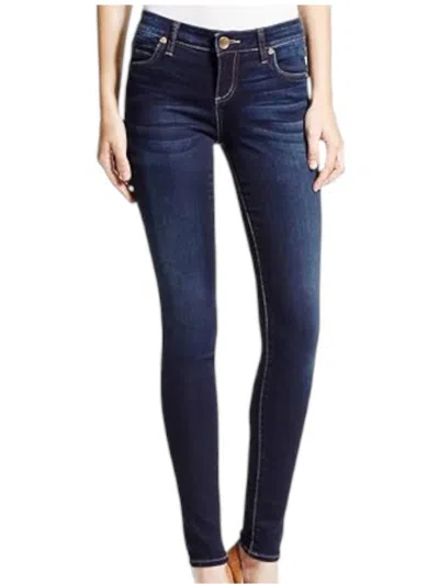 Kut From The Kloth Mia Skinny Jeans In Navy Blue In Blue