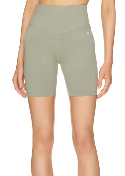 Anine Bing Women's Blake Biker Short In Artichoke In Gray