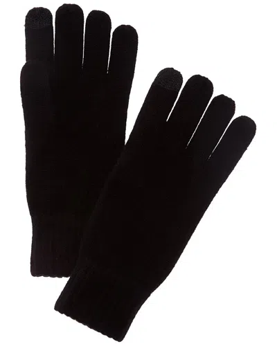 Naadam Collection Ribbed Wool & Cashmere-blend Gloves In Black