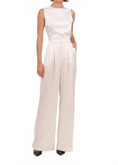 Nonchalantlabel Jaden Sleeveless Top In Ivory In White