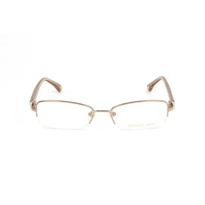 Michael Kors Brown Metal Frames In Brown