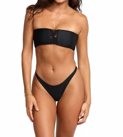 Benoa Bali Bandeau Top In Black In Black