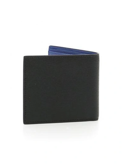 Shop Fendi Elite Calfskin Wallet In Nr Bc Plaster|blu