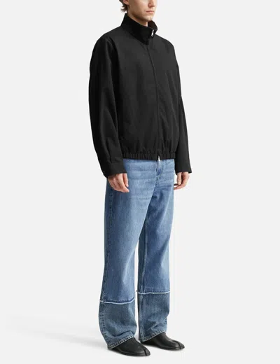 Our Legacy Twill Bomber Jacket In Black