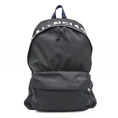 Pre-owned Balenciaga Black Leather Backpack ()