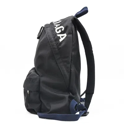 Pre-owned Balenciaga Black Leather Backpack ()