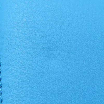Pre-owned Balenciaga Light Blue Leather Long Wallet (bi-fold) ()