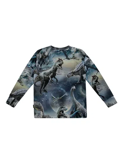Molo Dinoverse-print T-shirt In Multi