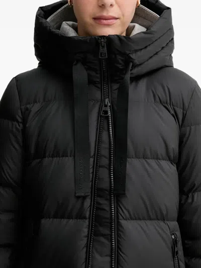 Marc O'polo Hooded Padded Coat In Animal Print