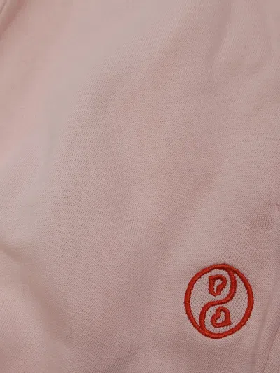 Molo Embroidered Fleece Track Pants In Brown