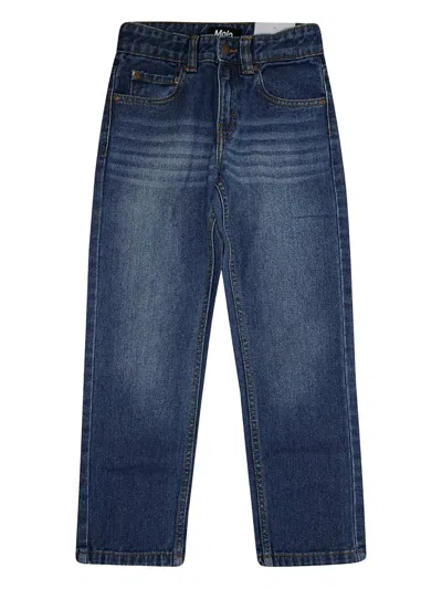 Molo Five-pocket Jeans In Blue