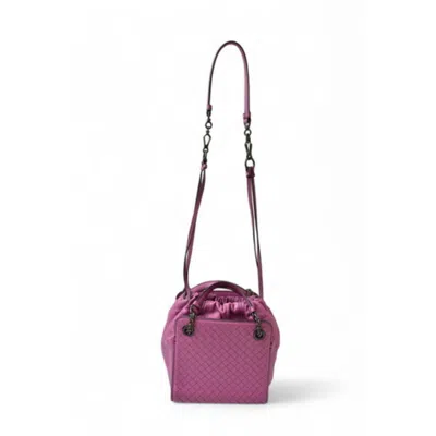 Pre-owned Bottega Veneta Purple Leather Handbag Shoulder Bag ()