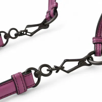 Pre-owned Bottega Veneta Purple Leather Handbag Shoulder Bag ()