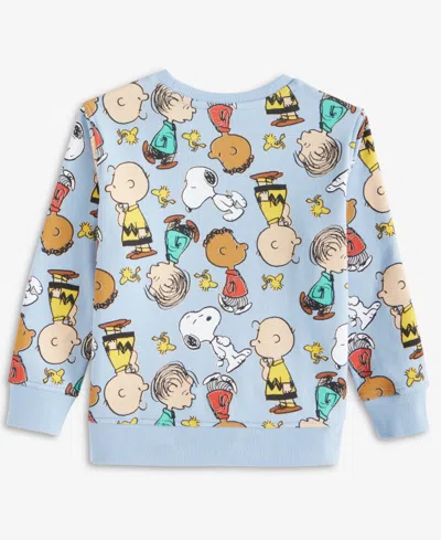 Epic Threads Boys Toddler 2t-4t Peanuts Graphic Sweatshirt, Macy's Exclusive In Blue