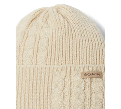 Columbia Agate Pass Cable-knit Beanie Hat In Nude