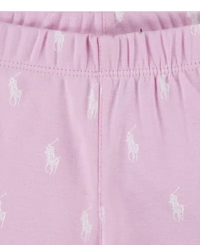 Polo Ralph Lauren Girls Toddler 2t-4t 2-piece Long-sleeve T-shirt And Pants Pajama Set In Multi