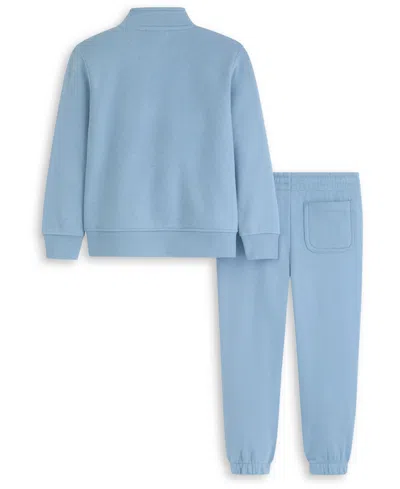 Scotch & Soda Boys 4t-7 2-piece Long-sleeve Sweatshirt And Jogger Pants Set In Blue