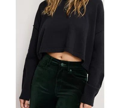 Good American Womens Pine Green003 Good Waist Palazzo Velvet Stretch-cotton Blend Trousers In Green