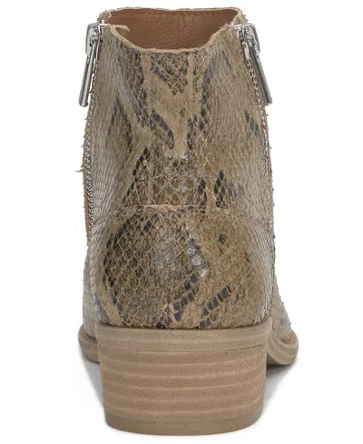 Lucky Brand Women's Baelee Round Toe Zipper Ankle Bootie In Brown