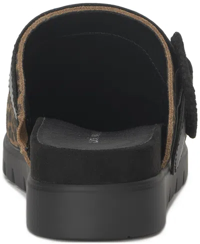 Lucky Brand Women's Sachie Buckled Slip-on Clogs In Animal Print