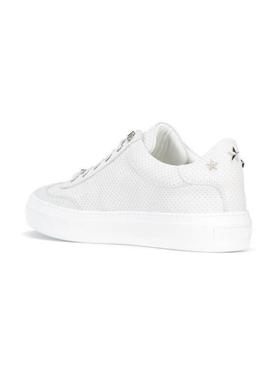 Shop Jimmy Choo Ace Sneakers - White