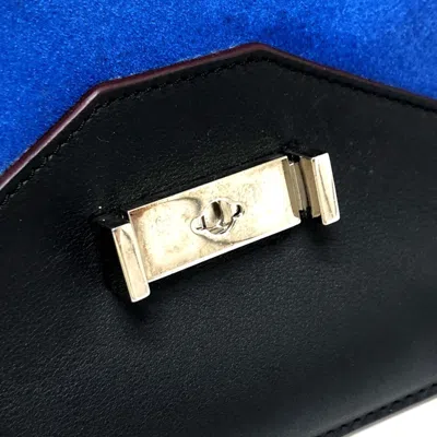 Pre-owned Celine Black Blue Brown Leather Shoulder Bag ()