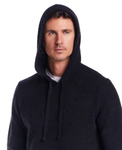 Weatherproof Vintage Men's Textured Quarter-zip Sweater In Black