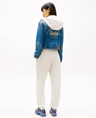 Tommy Jeans Women's Relaxed Fit Pull-on Sweatpants In White