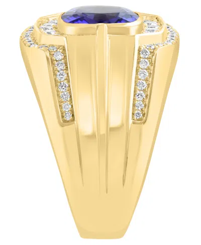 Effy Collection Diamond (3/4 Ct. T.w.) And Tanzanite (2-7/8 Ct. T.w.) Ring In 14k Gold In Gold