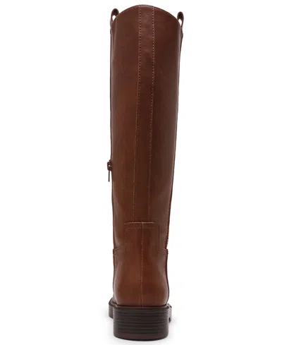 Dv Dolce Vita Women's Jernie Full Zip Riding Tall Boots In Brown