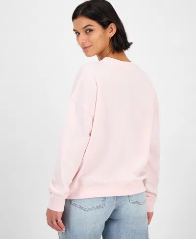 Grayson Threads, The Label Juniors' Hello Kitty Angel Fleece Sweatshirt In Pink