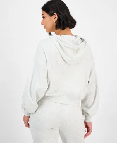 Grayson Threads, The Label Juniors' Nyc Fleece Hoodie In White