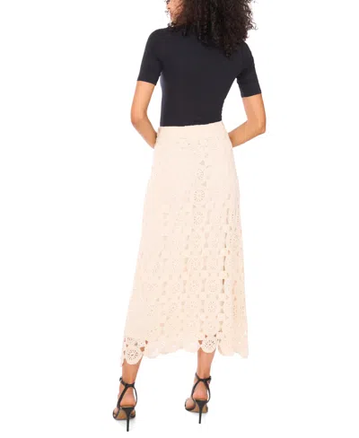 Vince Camuto Women's Crochet Midi Skirt In Multi