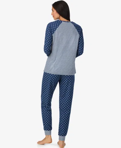 Cuddl Duds Women's Long Sleeve Sleepshirt In Blue