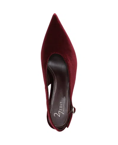 Naturalizer Women's Elaine Slingback Pumps In Burgundy