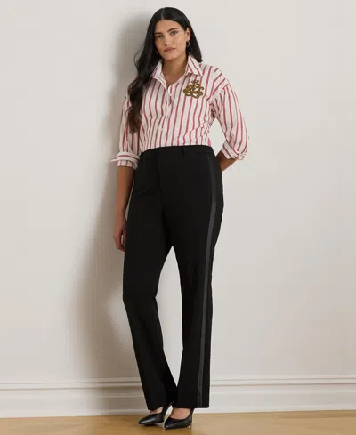 Ralph Lauren Womens Relaxed Fit Striped Shirt P Xs Xxl In Neutral