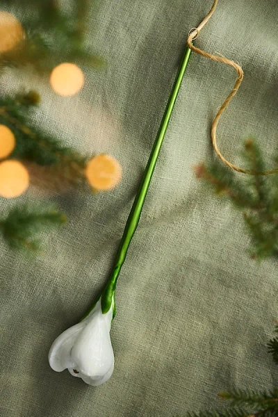 Terrain Crocus Glass Ornament