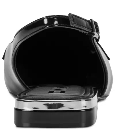 Dkny Caxine Slingback Flats In Black