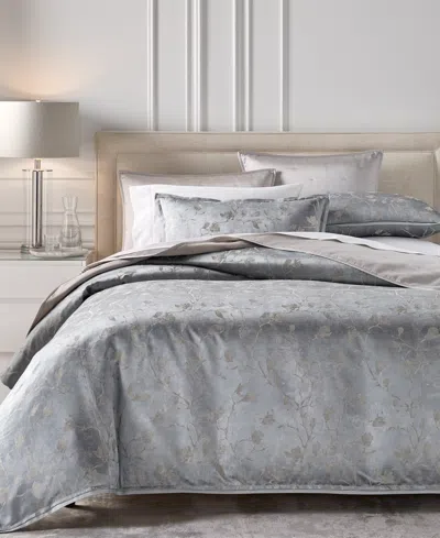 Hotel Collection Sakura Blossom Comforter Set, Full/queen, Exclusively At Macy's In Gray
