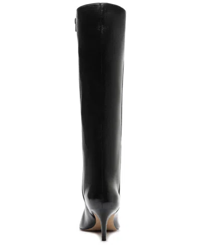 Arezzo Sasha Pointed Toe Knee High Boot In Black