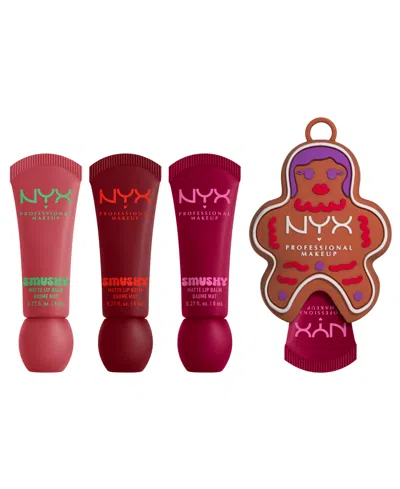 Nyx Professional Makeup Holiday Smushy Kit Matte Lip Balm - Smushy In Multi