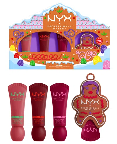 Nyx Professional Makeup Holiday Smushy Kit Matte Lip Balm - Smushy In Multi