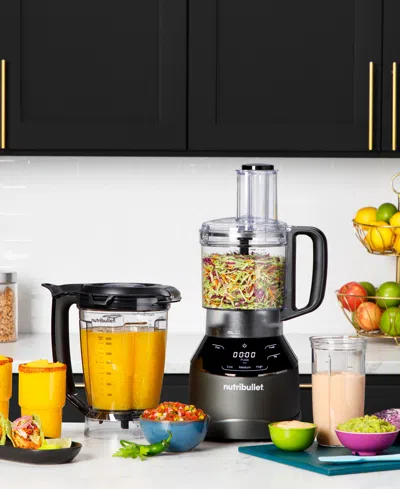 Nutribullet Triple Prep System 3-in-1 Blender And 7-cup Food Processor In Multi