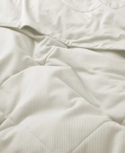 Unikome Waffle Reversible Cooling Blanket, Twin In White