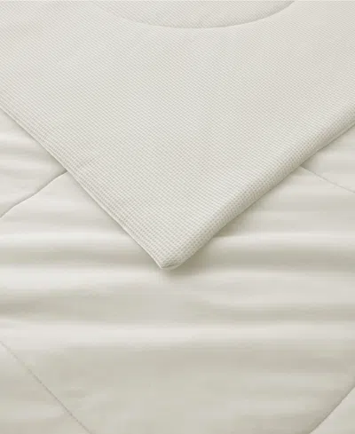 Unikome Waffle Reversible Cooling Blanket, Twin In White