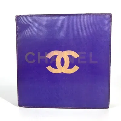 Pre-owned Chanel Purple Pvc Leather Shoulder Bag ()