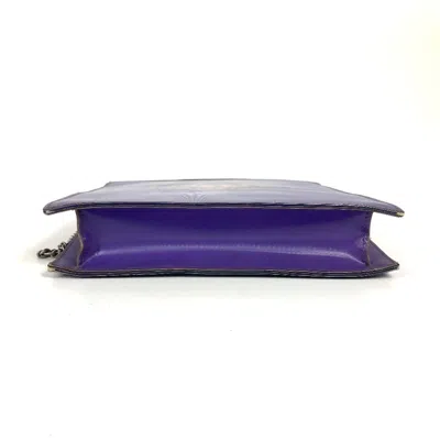 Pre-owned Chanel Purple Pvc Leather Shoulder Bag ()